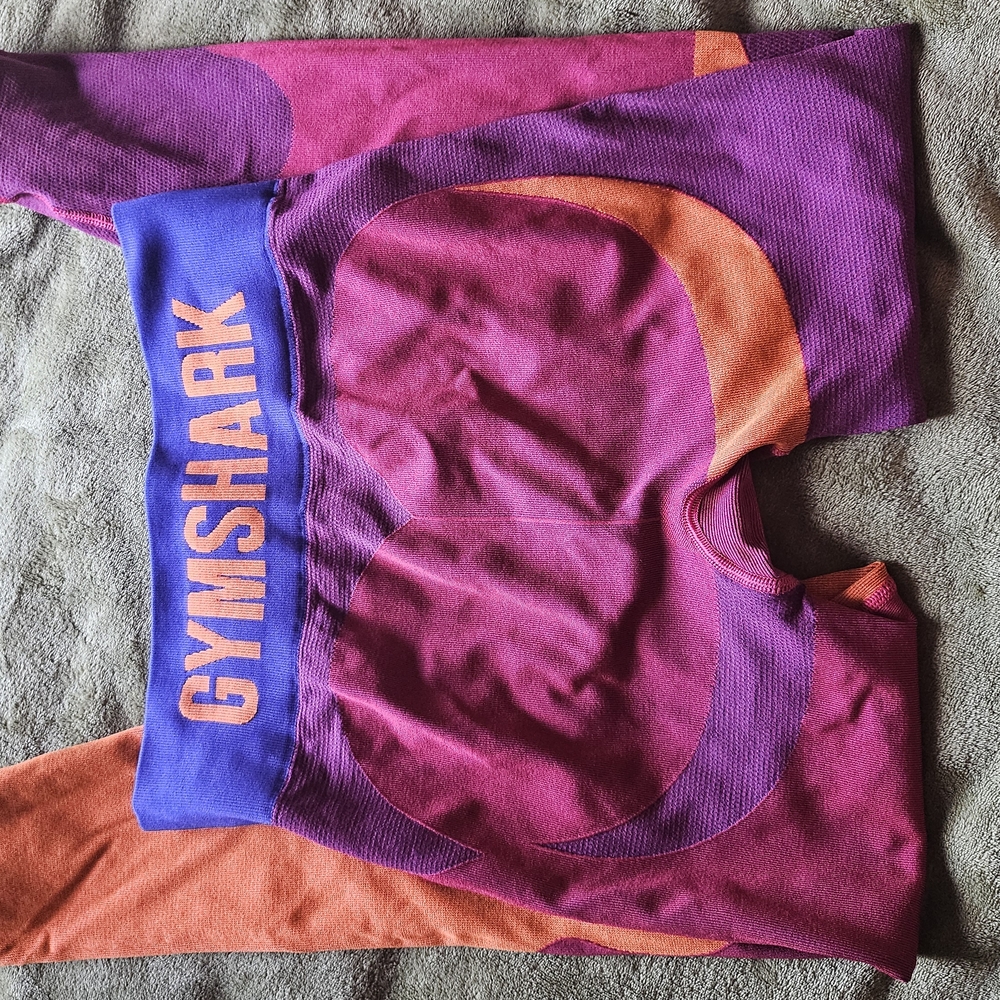 Gymshark Purple and Orange Leggings